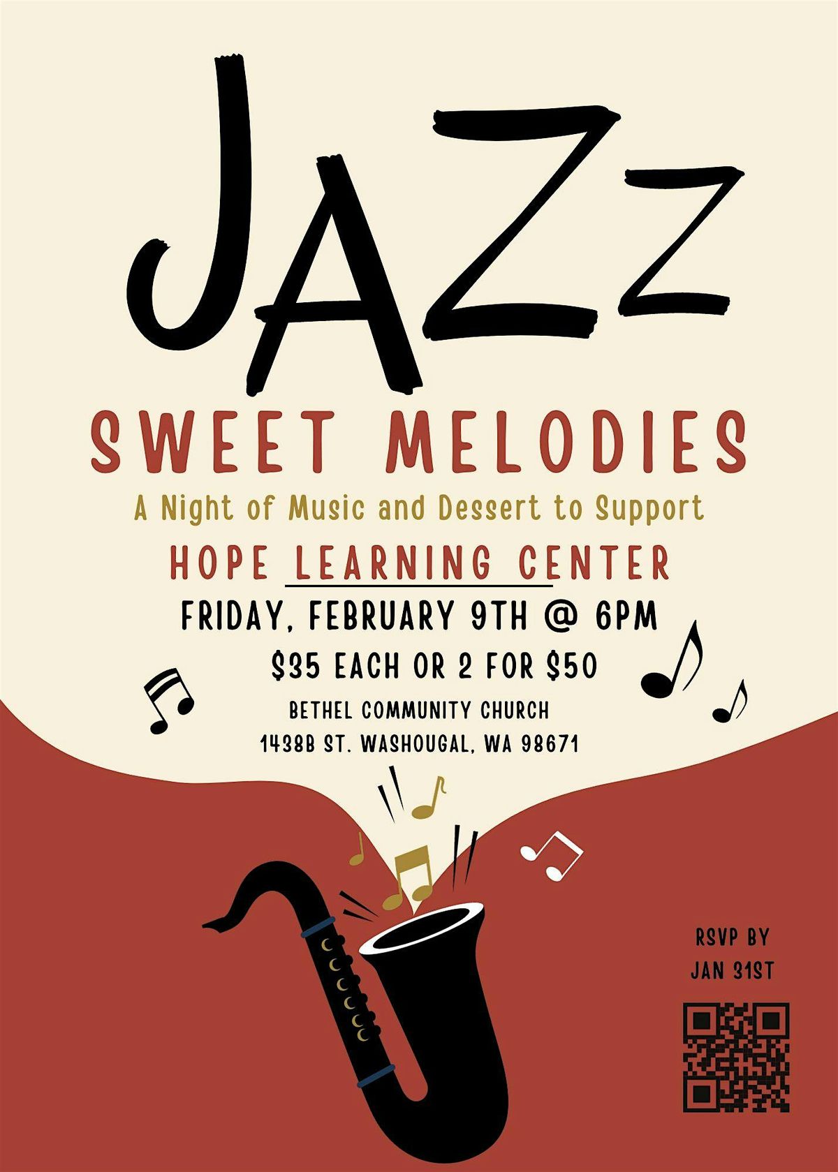 Jazz Fundraiser for Hope Learning Center