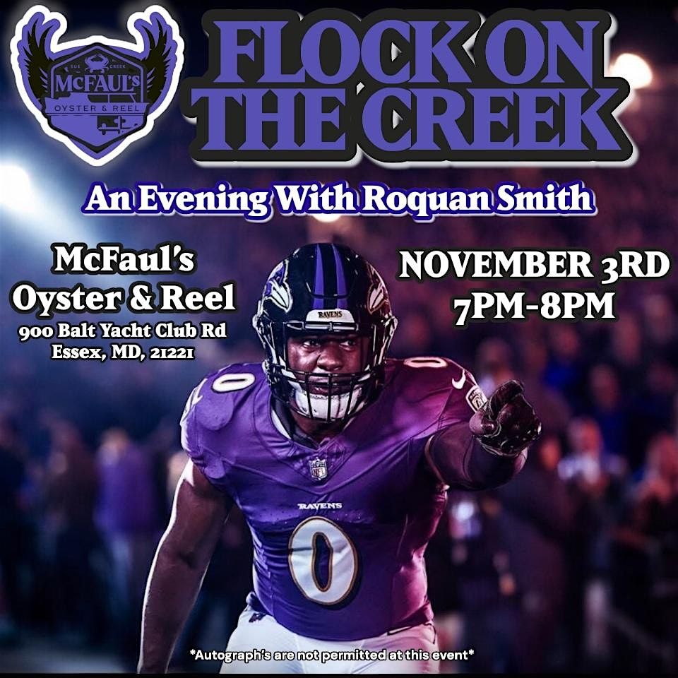 Flock on the Creek: An Evening With Roquan Smith