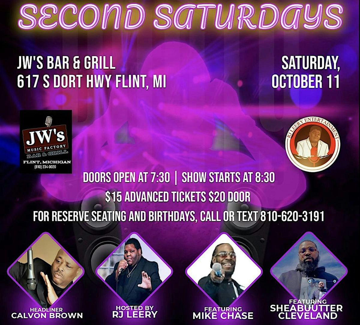 rj Leery presents second Saturday\u2019s comedy show