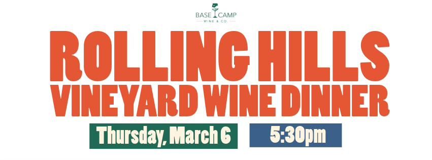 Rolling Hills Vineyard Pop-up Dinner