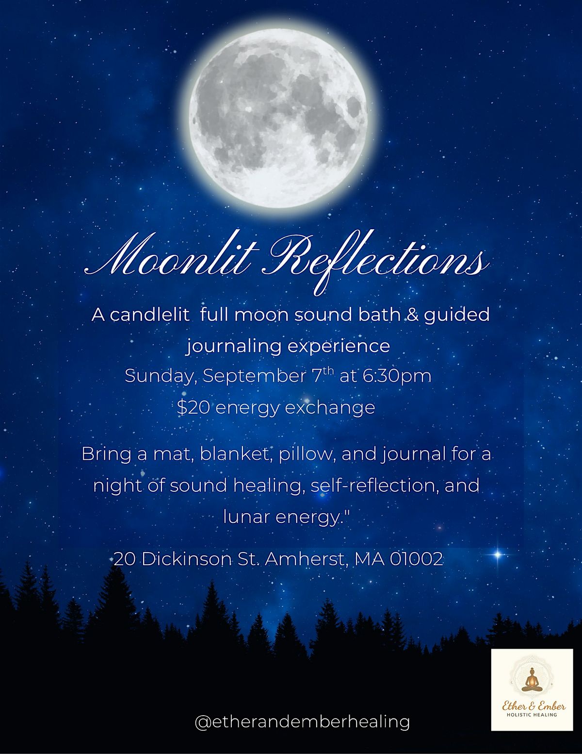 Moonlit Reflections: Full Moon Sound Bath & Guided Journaling