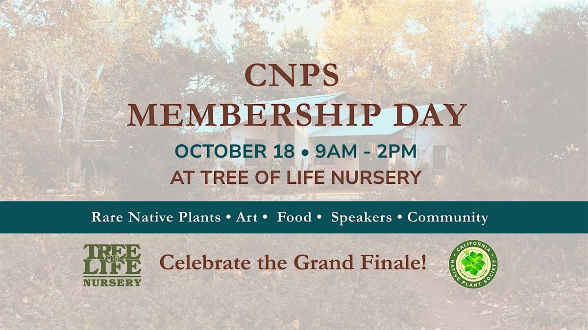 OCCNPS Membership Day at Tree of Life Nursery