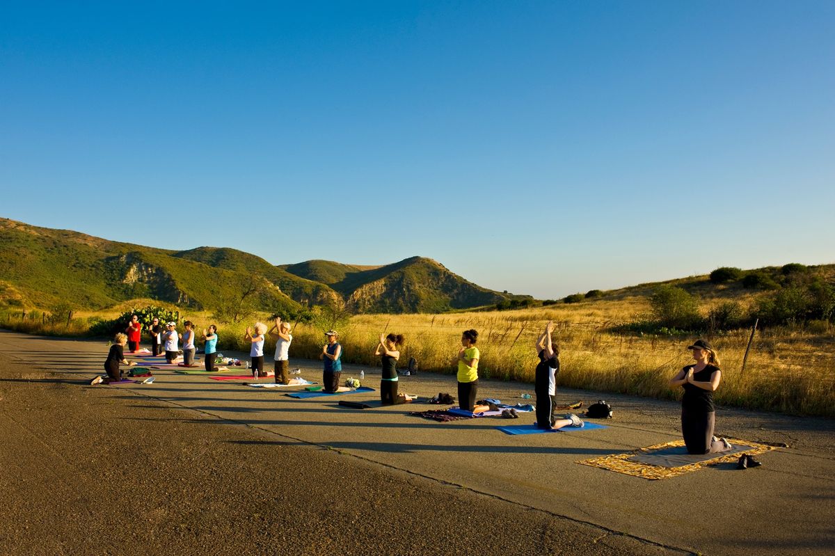 Autumn Morning Fitness Hike with Yoga at Bommer Cattle Camp