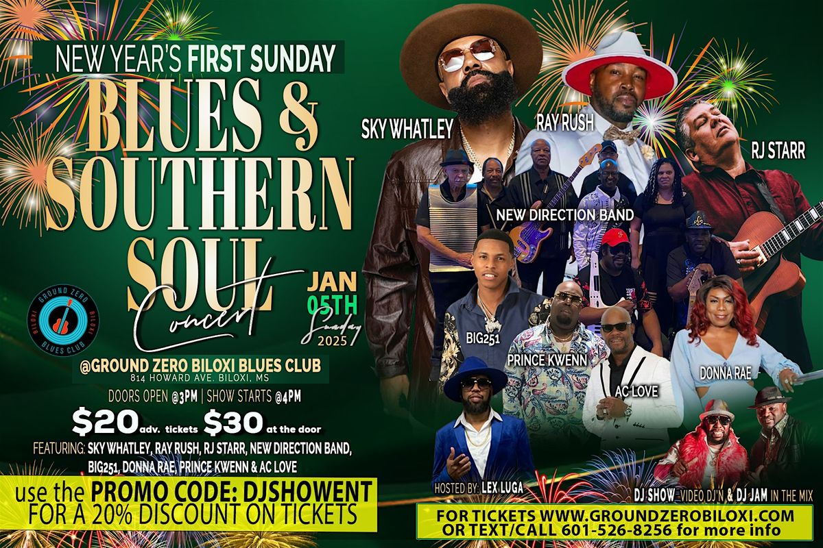 New Year's First Sunday Blues & Southern Soul Concert