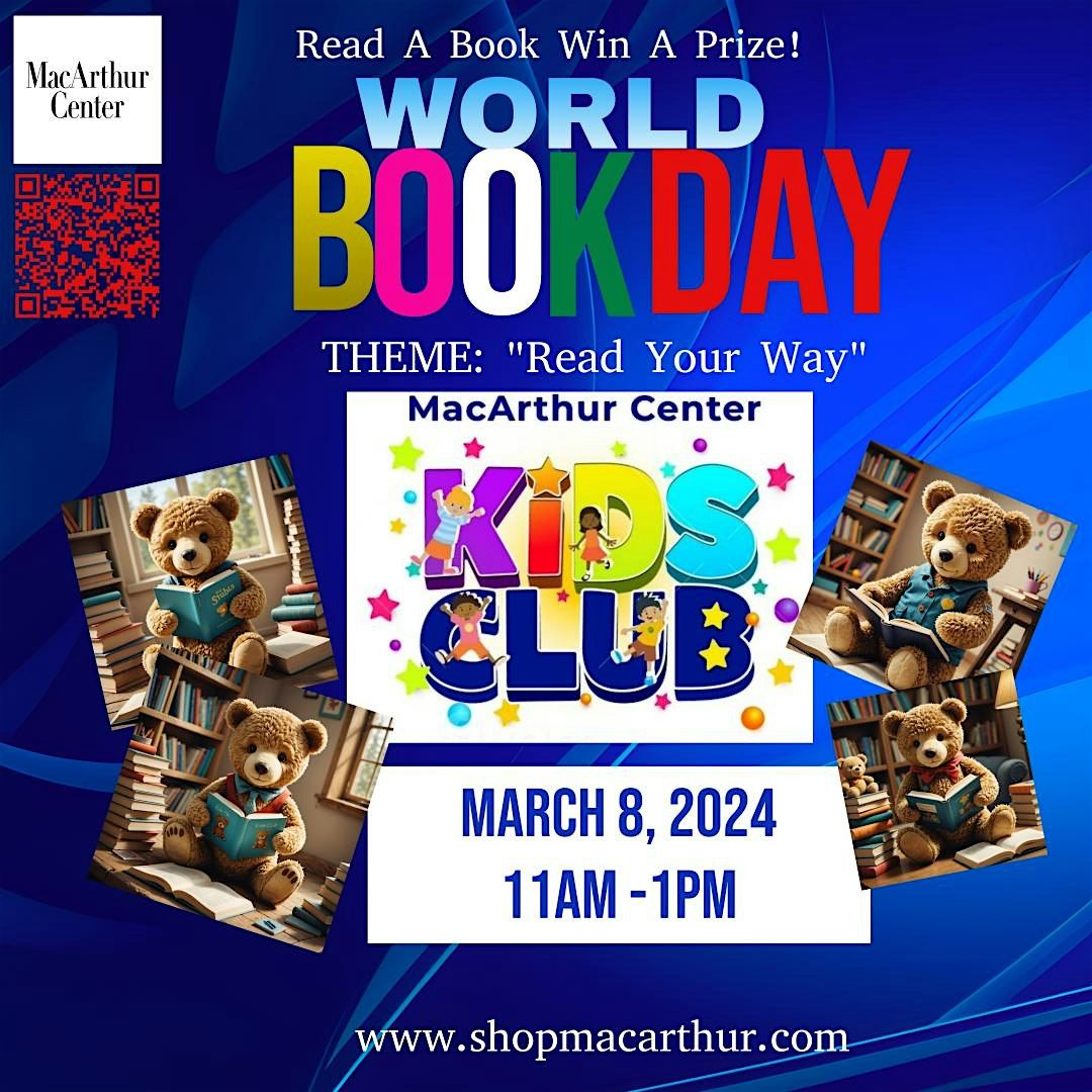 Celebrate World Book Day with us at Kids Club, MacArthur Center!