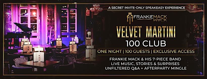 Velvet Martini: A Secret Speakeasy Experience Xmas Special