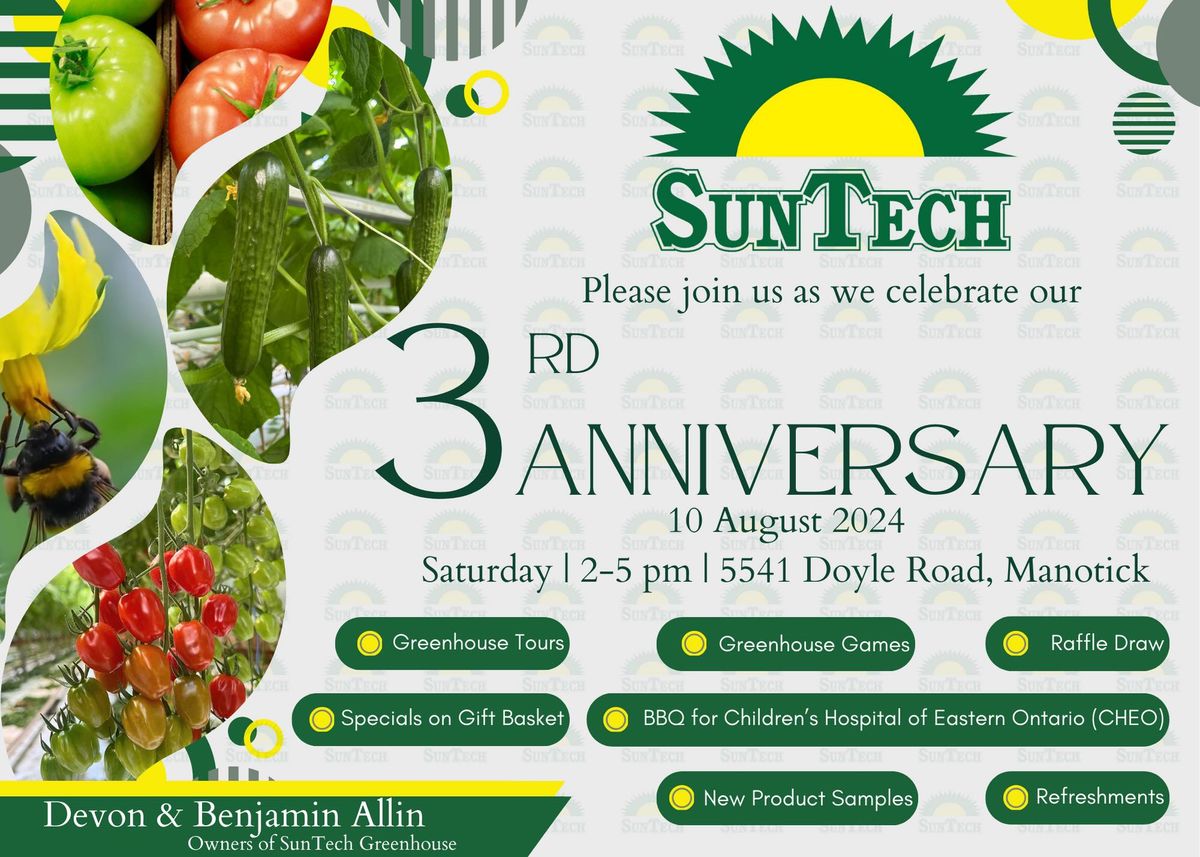 Suntech 3rd Anniversary Celebration & BBQ Fundraiser