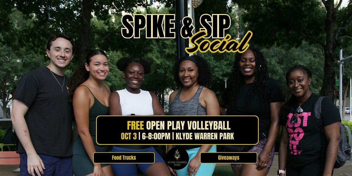 Spike & Sip Social - Oct 3