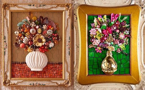 Mosaic Floral workshop with Debra Mager