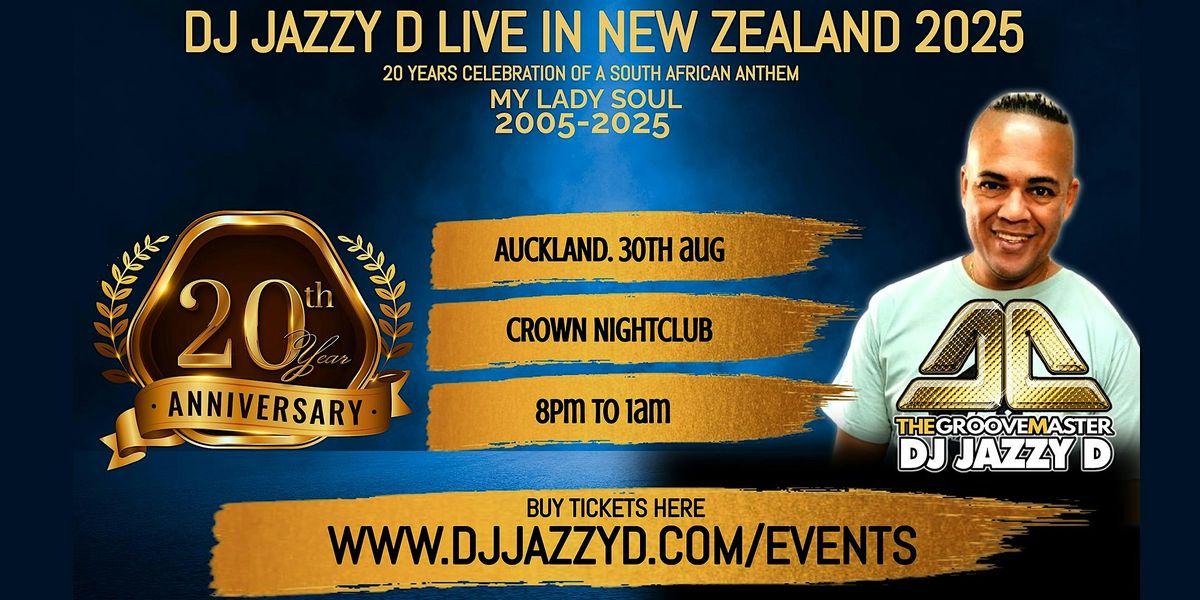 South African DJ Jazzy D Live in New Zealand Auckland