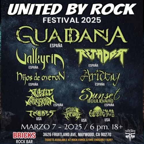 UNITED BY ROCK FESTIVAL 2025 (MAYWOOD CA)