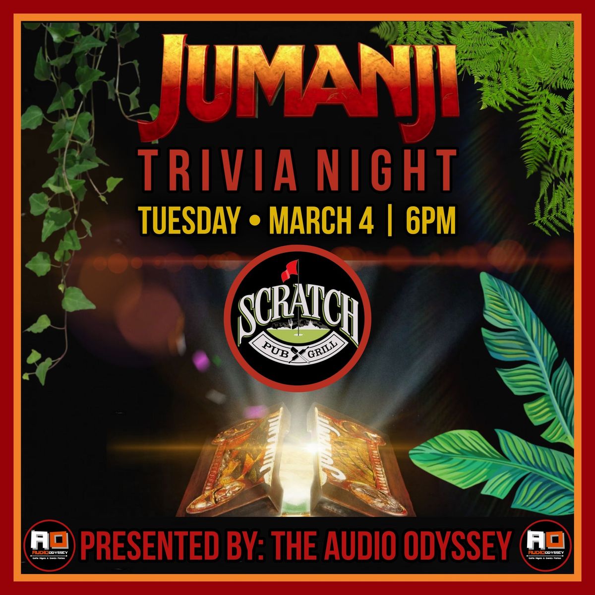 Jumanji Trivia Night @ Scratch Pub and Grill 