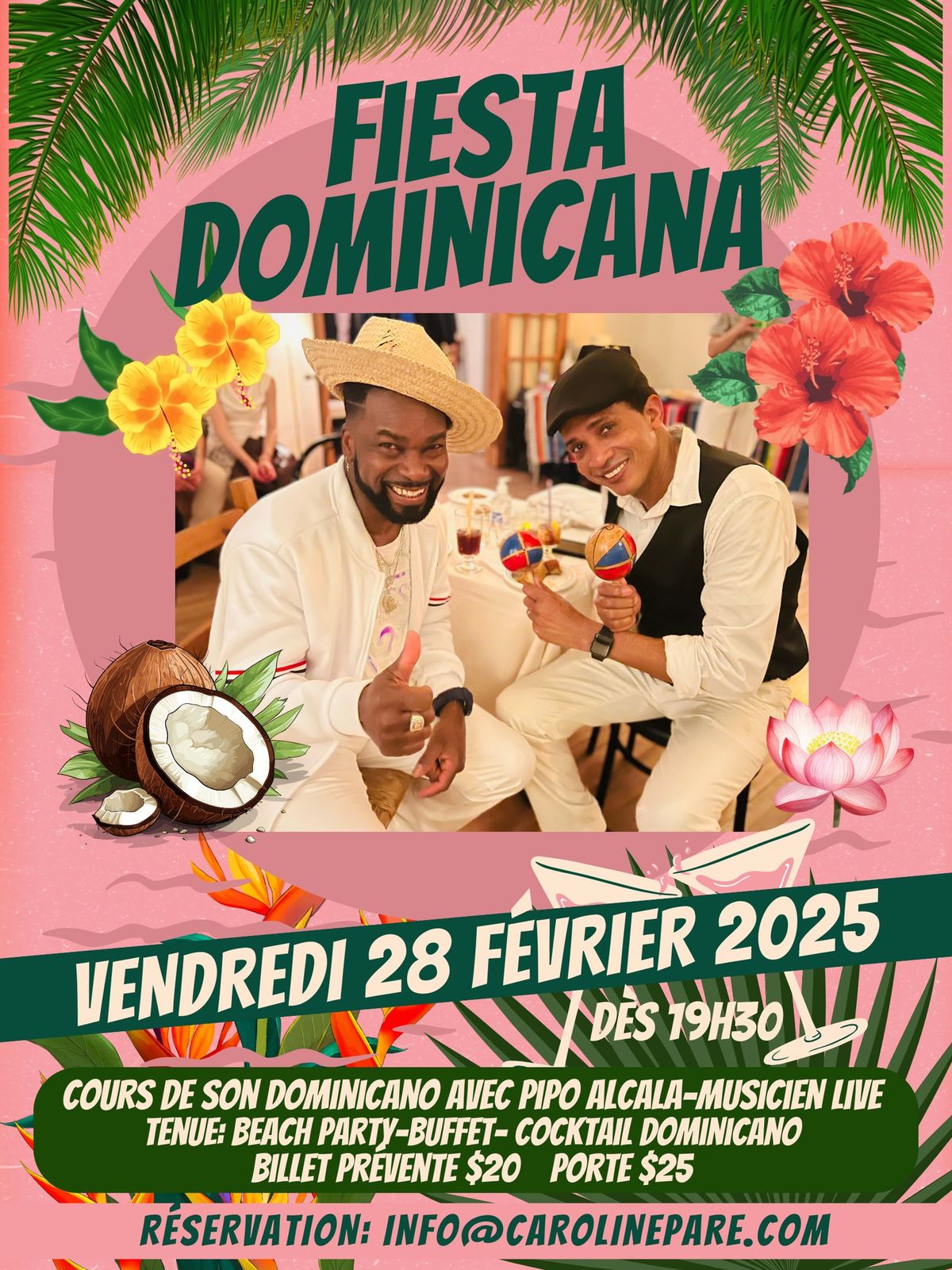 FIESTA DOMINICANA  avec PIPO ALCALA 