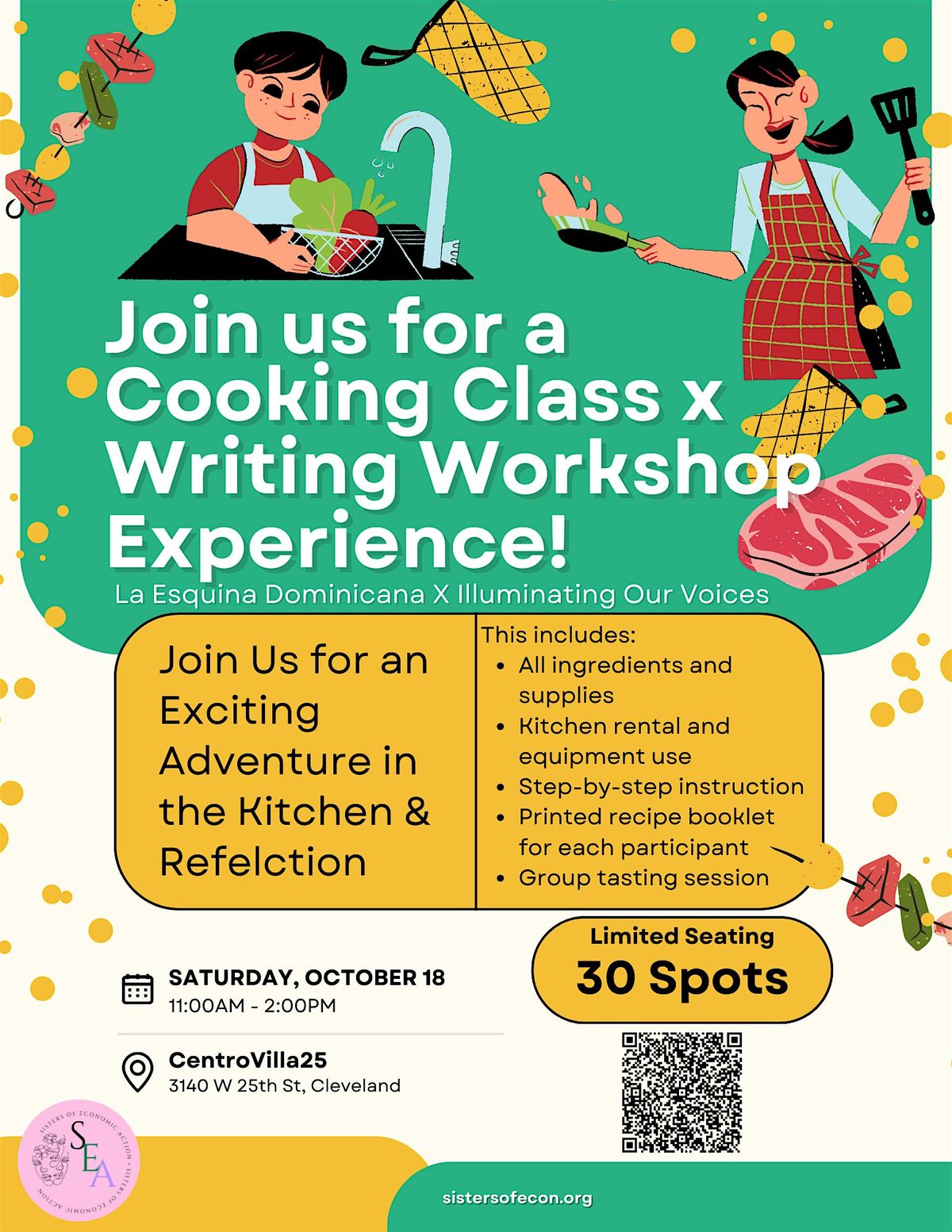 Cooking Class x Writing Workshop Experience