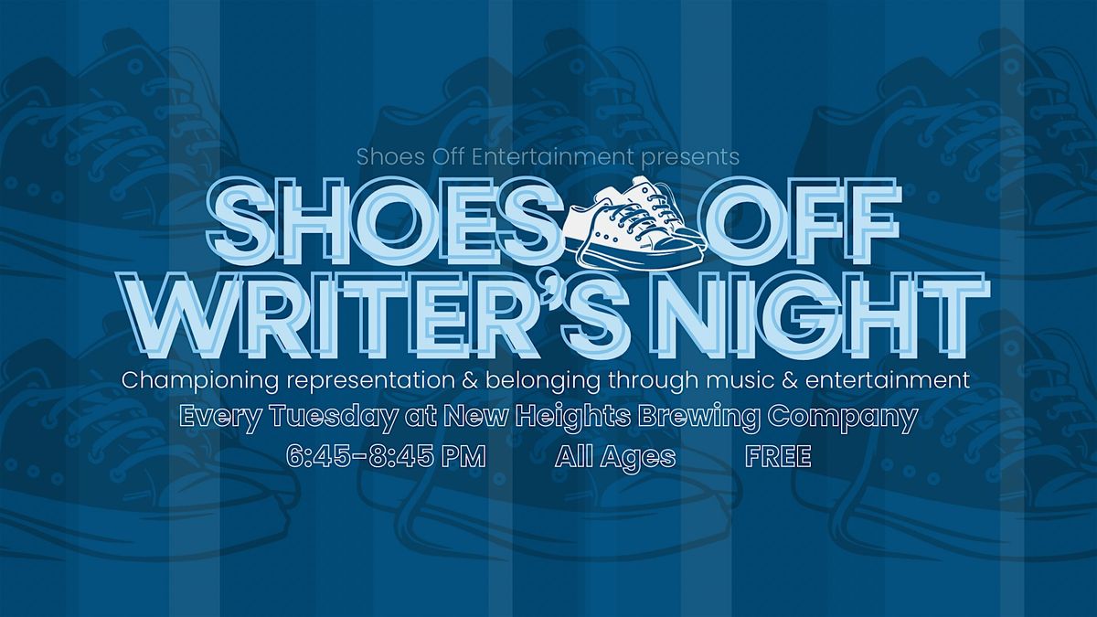 Shoes Off Writer's Night