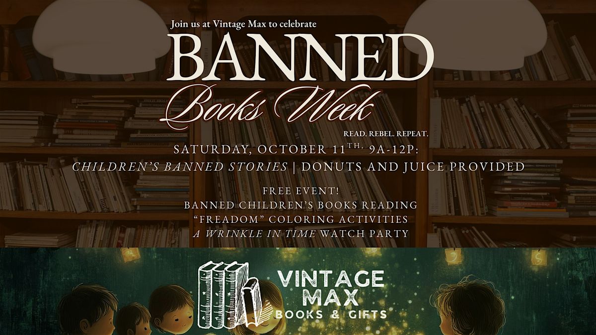 FREE EVENT: Banned books breakfast for kids + watch party!
