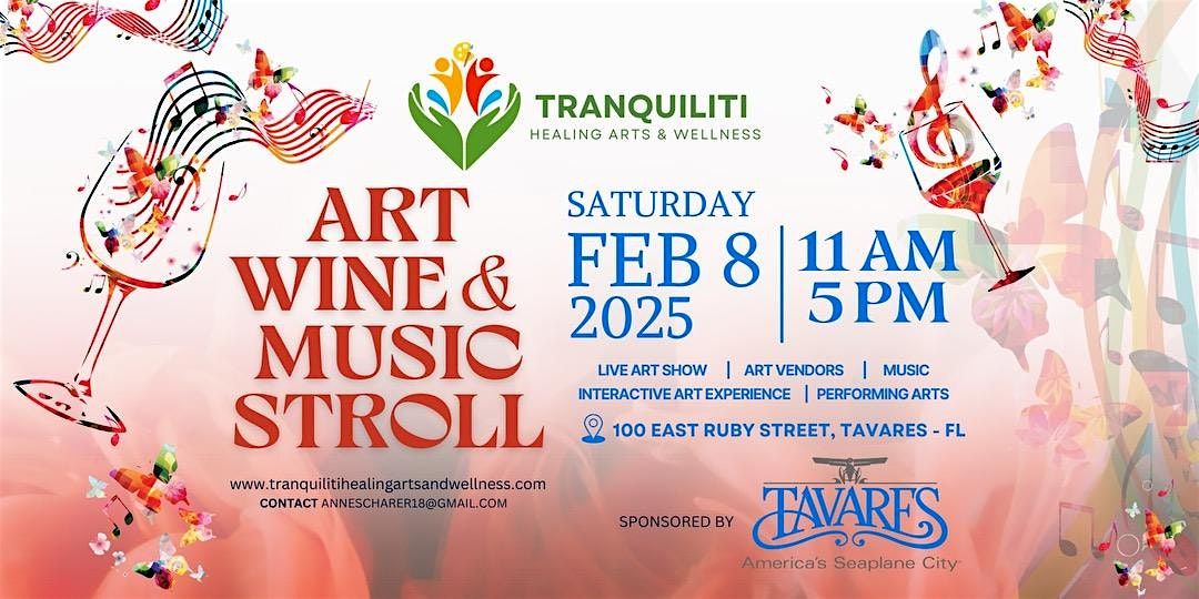 Tavares Art Wine & Music Stroll 2025