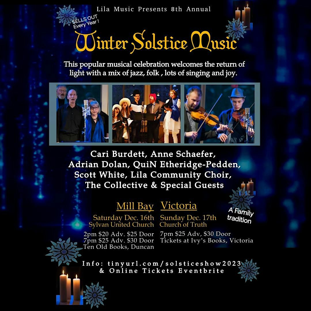 Winter Solstice Music, DUNCAN EVENING SHOW, 7:00pm