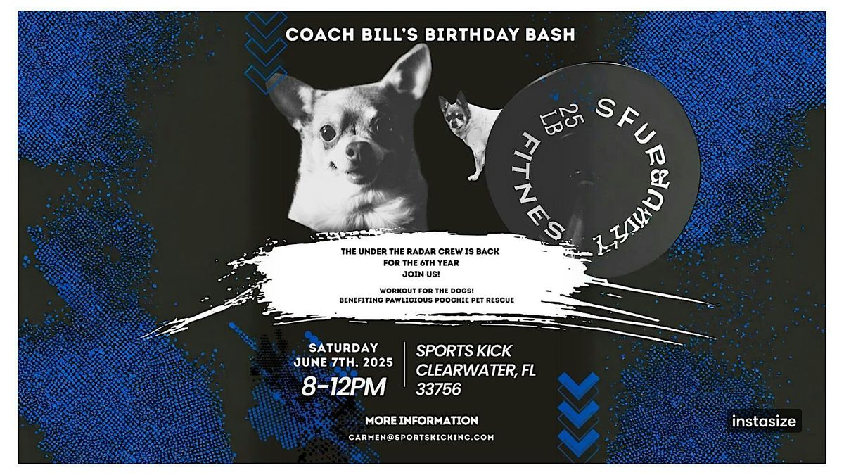 6th Annual Coach Bill's Bash Rescue Fundraiser