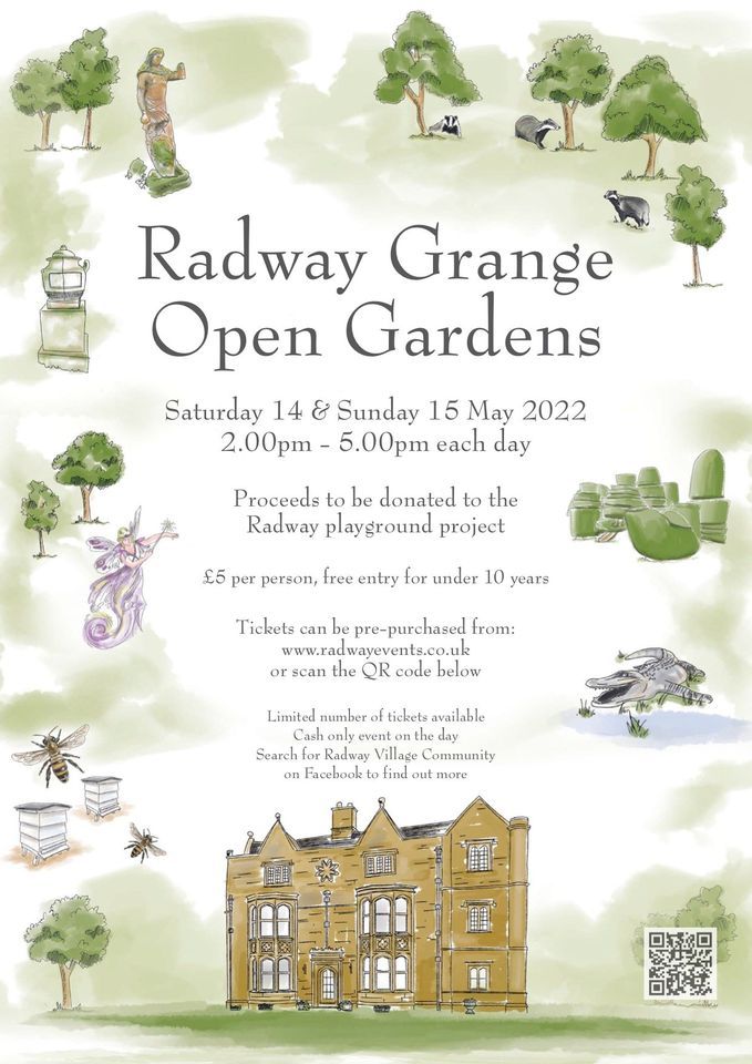 Radway Grange Open Gardens Fundraiser - 14th & 15th May