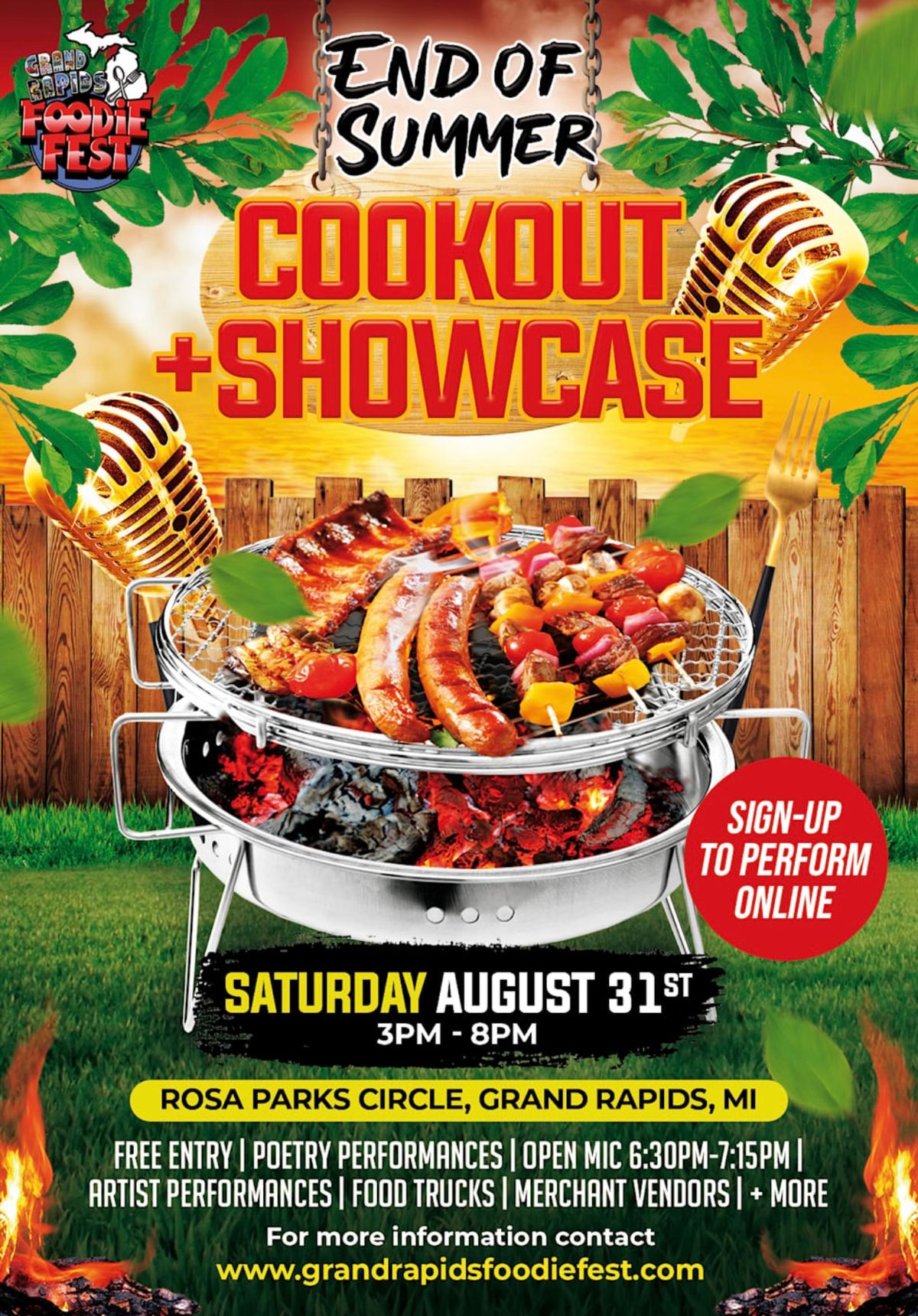 End of Summer Cookout & Talent Showcase 2024 