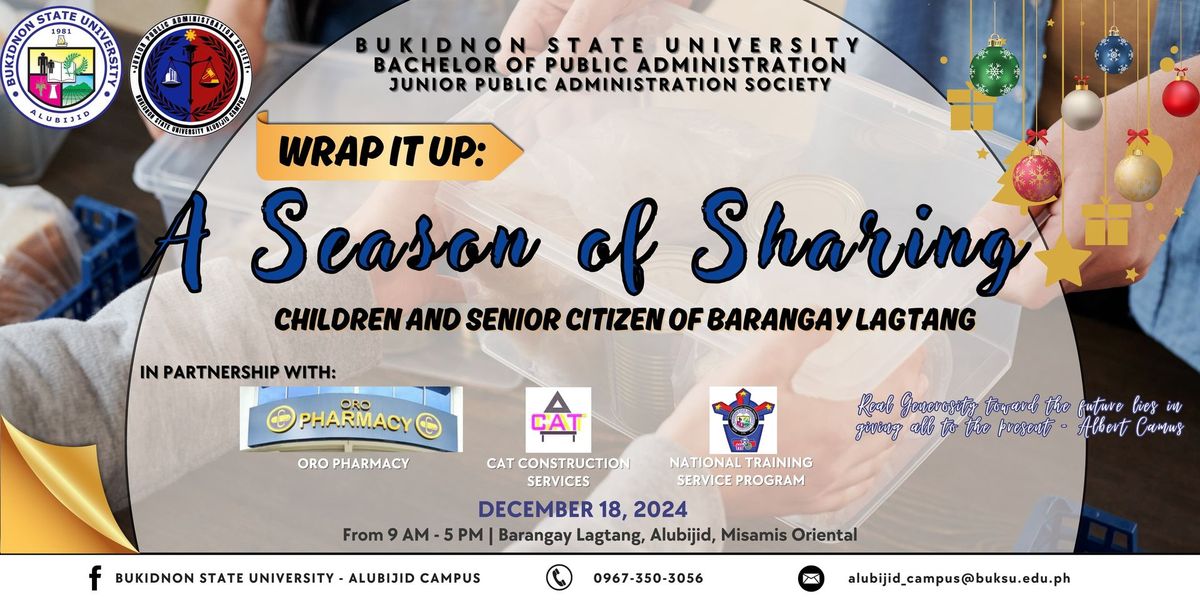 Wrap It Up: A Season of Sharing