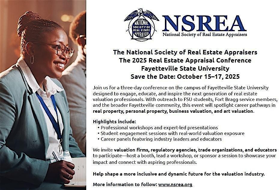 NSREA Real Estate Conference - Pathway to the Appraisal Profession