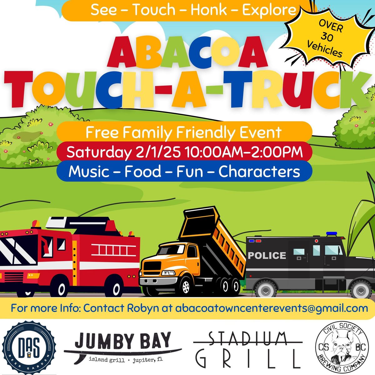 Touch-A-Truck at Downtown Abacoa