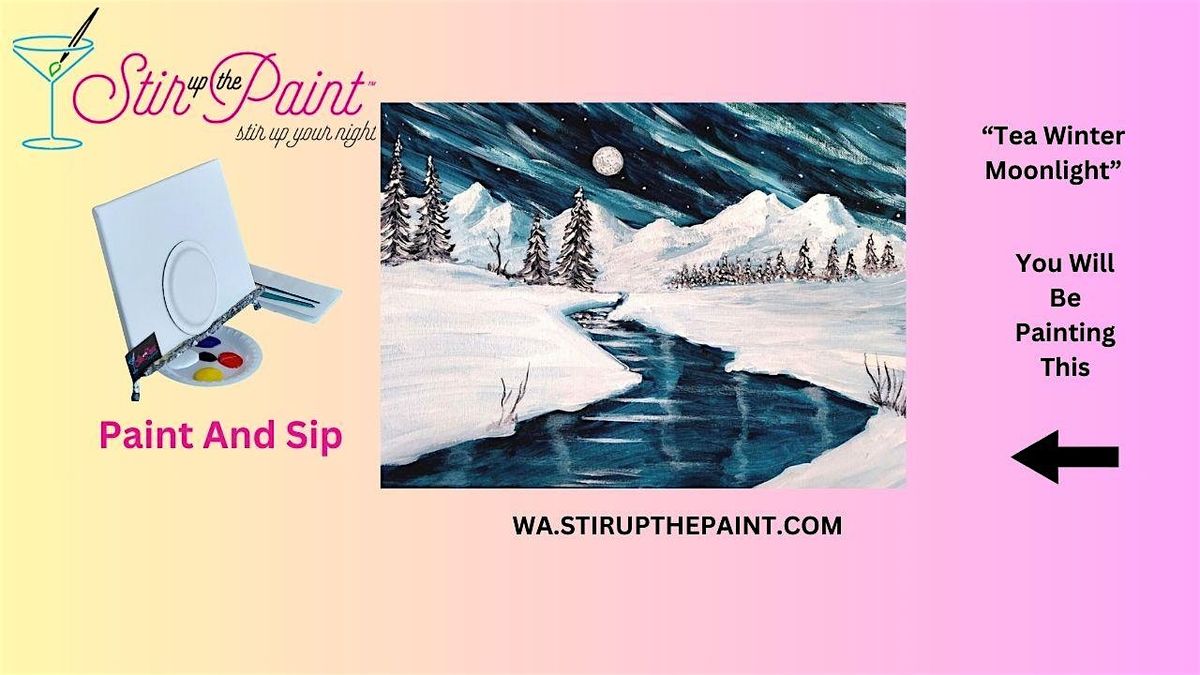 Seattle Paint and Sip, Paint Party, Paint Night  With Stir Up The Paint