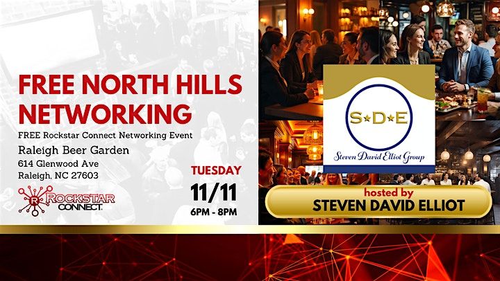 Free  North Hills Networking Rockstar Connect Event (November, NC)