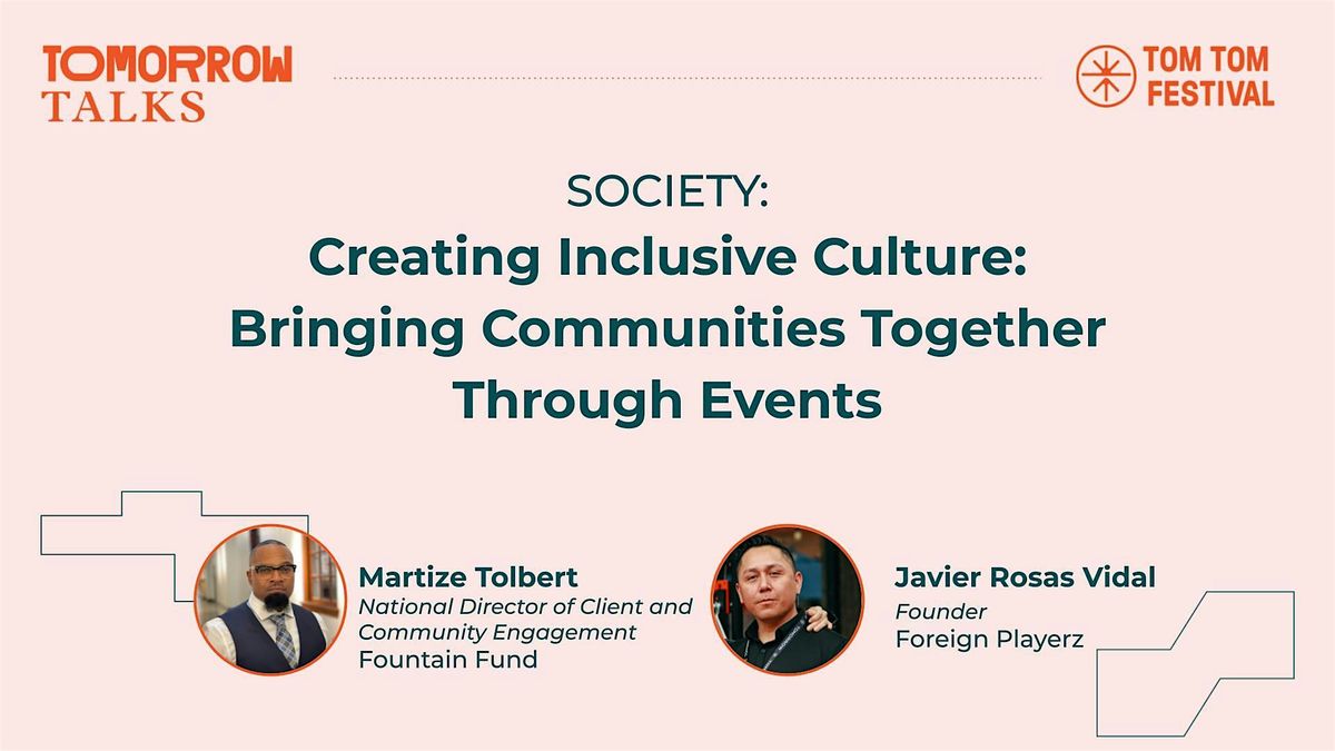 Tomorrow Talks | Creating Inclusive Culture