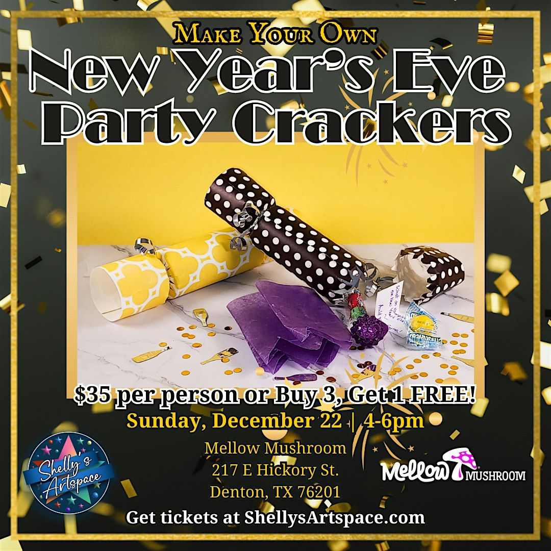 Make your own New Year's Eve Party Crackers