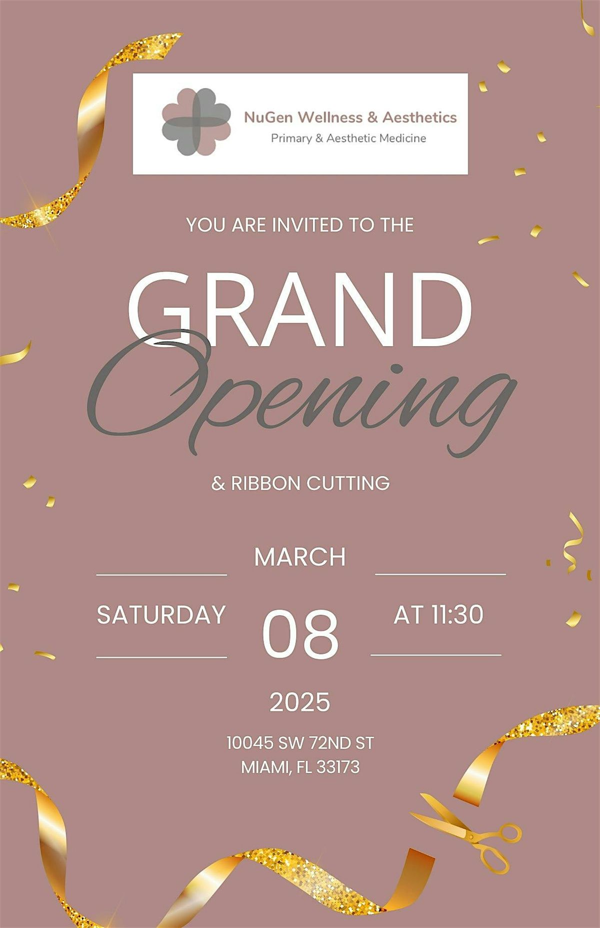 NuGen Wellness & Aesthetics Grand Opening & Ribbon Cutting