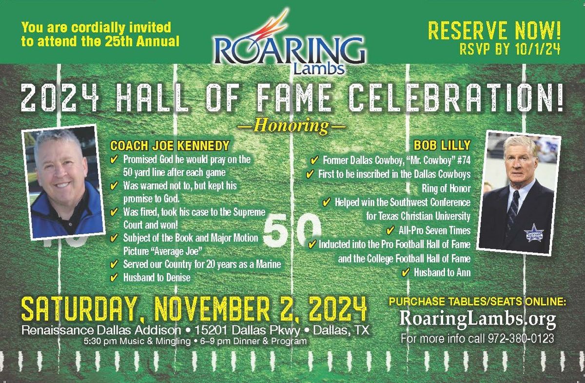 Hall of Fame Gala Celebration