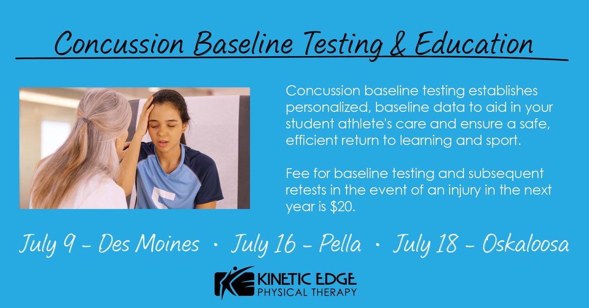 Concussion Baseline Testing & Education
