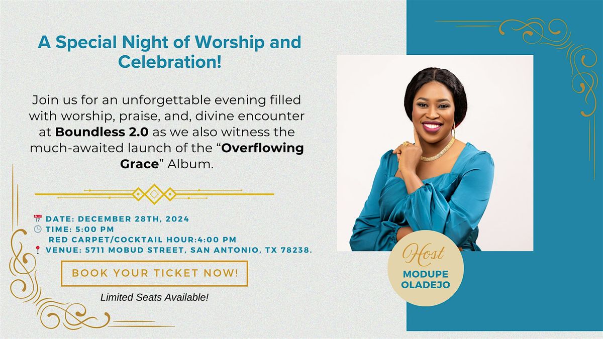 Overflowing Grace Album Launch & Boundless 2.0