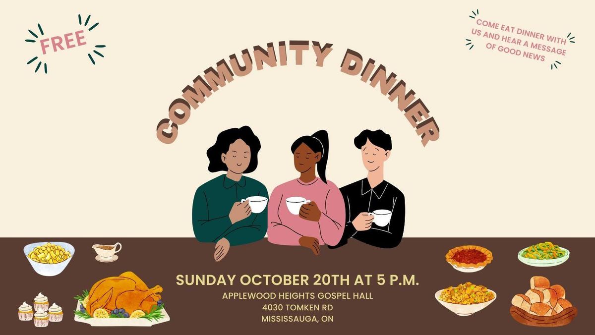 FREE Community Dinner