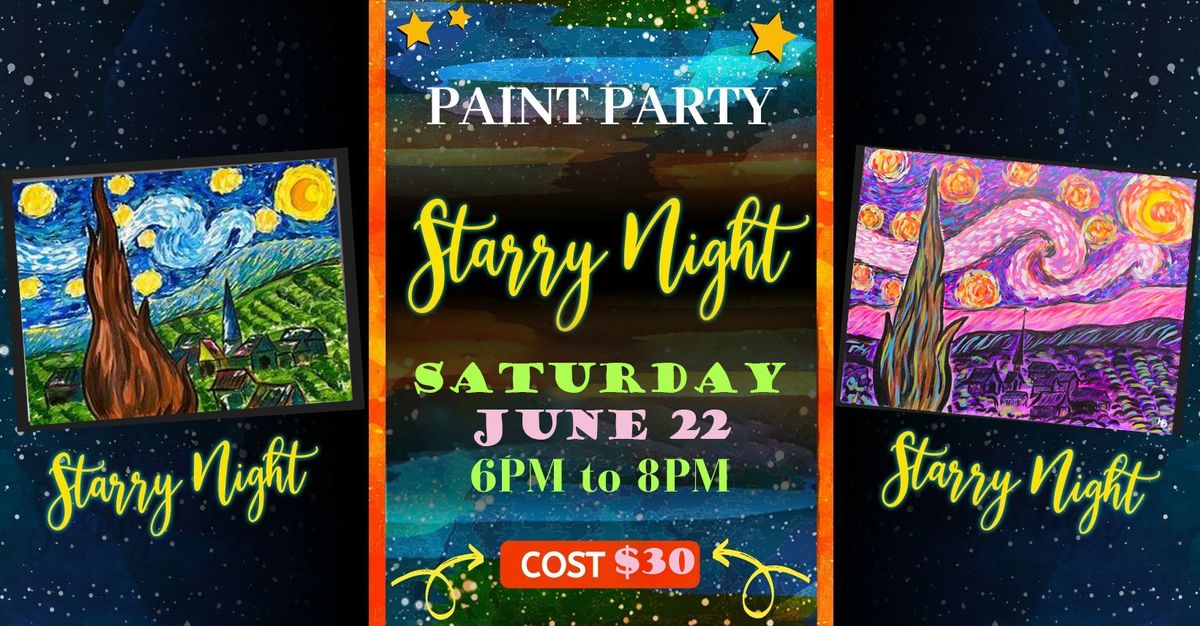 Starry Night Paint Party 
