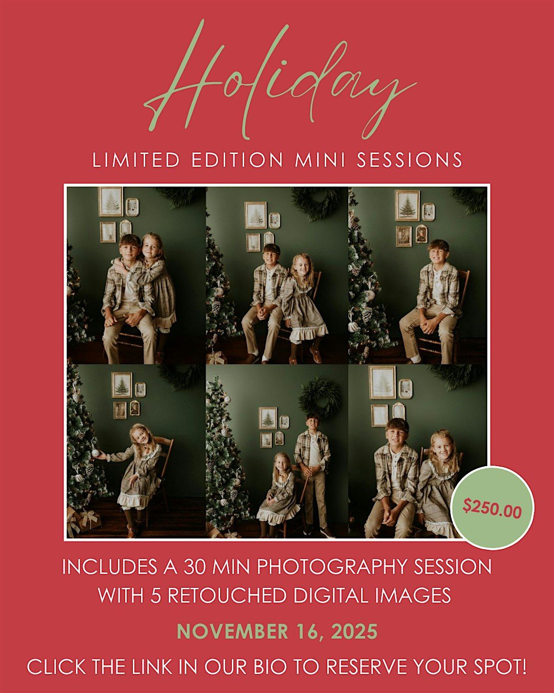 Merry Moments: Holiday Mini Photo Sessions with NHA