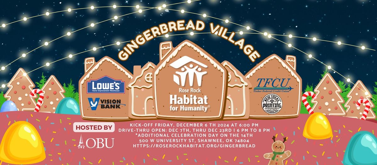 2nd annual Gingerbread Village at OBU