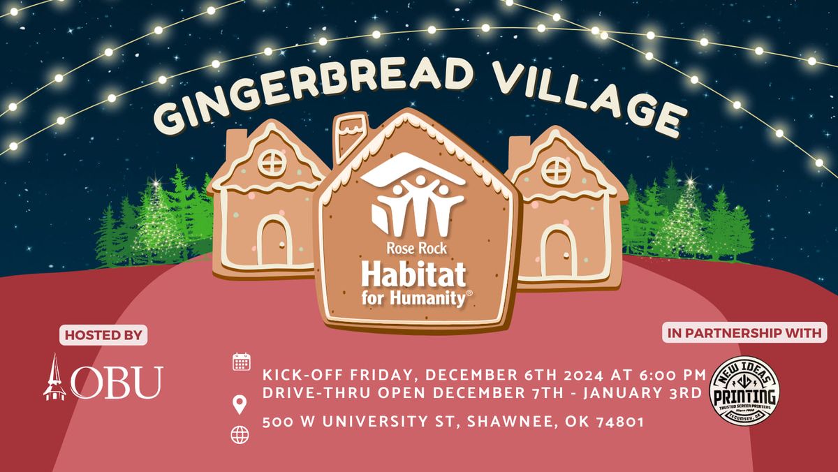 2nd annual Gingerbread Village at OBU