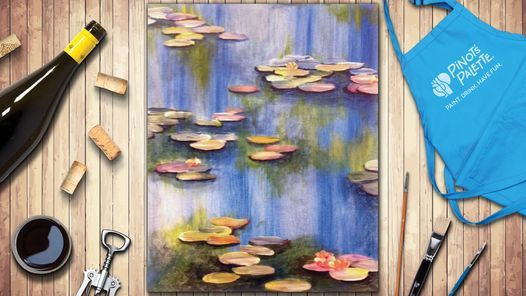 Water Lillies at Morning Paint and Sip Class