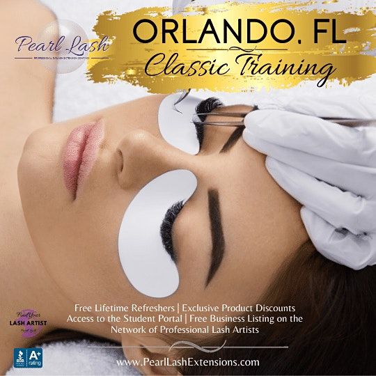 Eyelash Extension Training by Pearl Lash Orlando