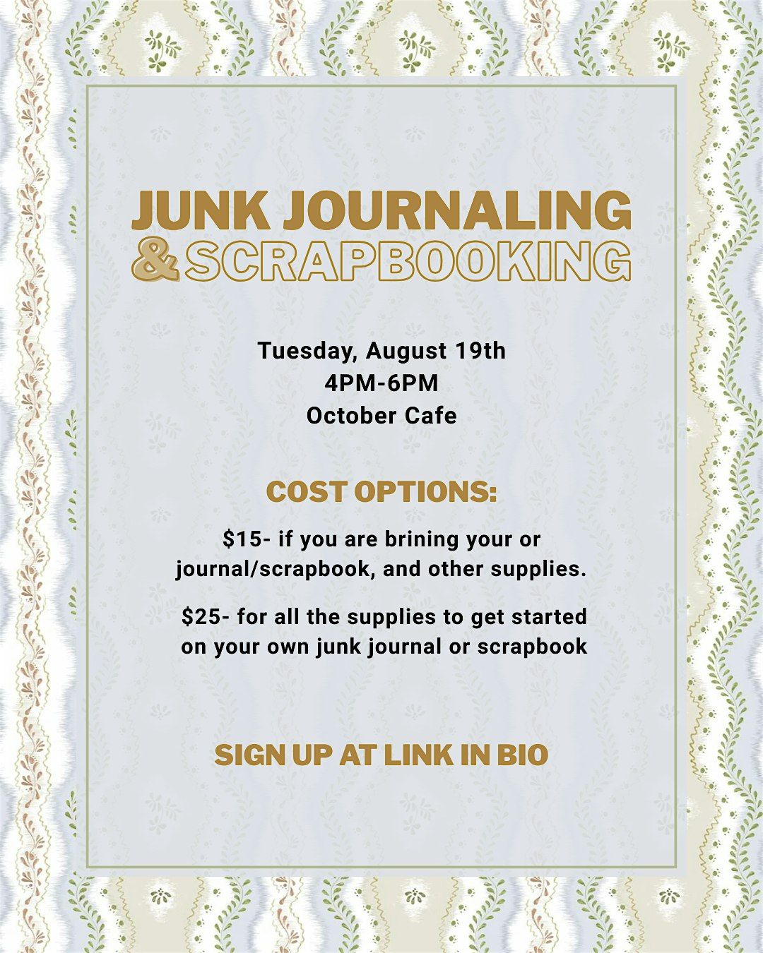 Junk Journaling & Scrapbooking