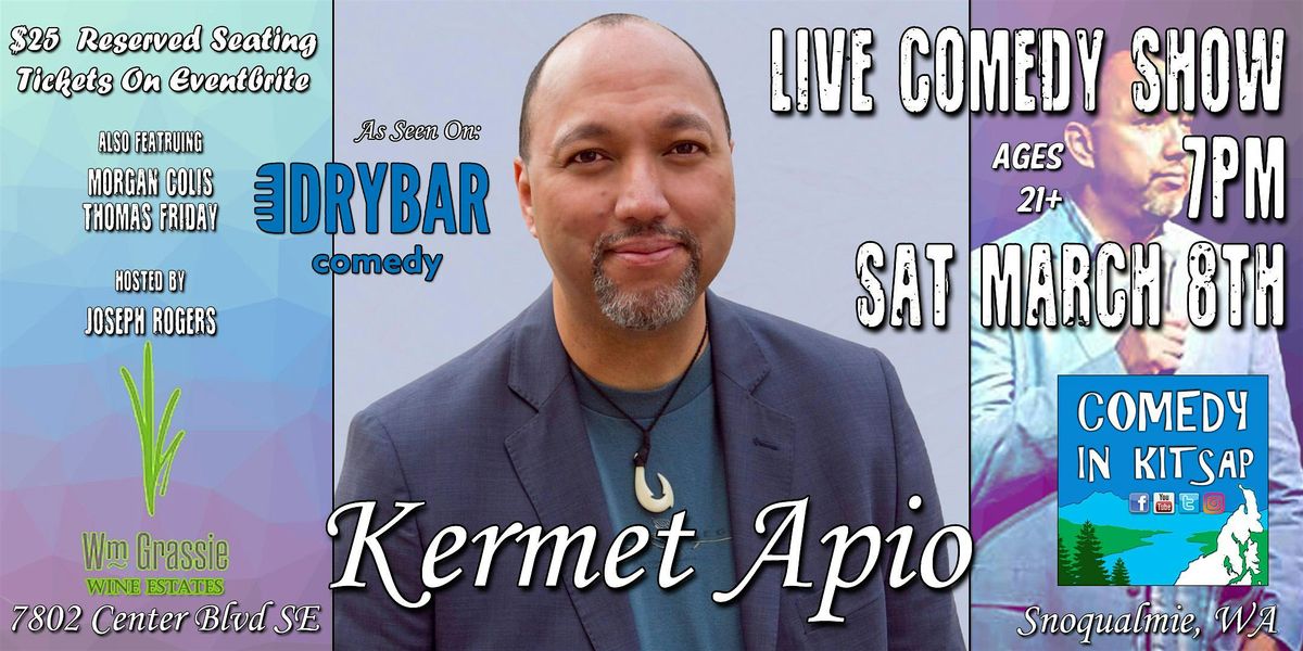 Live Comedy Show at WGWE with Headliner Kermet Apio! (Sno)