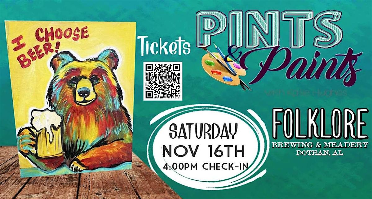 Pints & Paints at Folklore Brewing Dothan