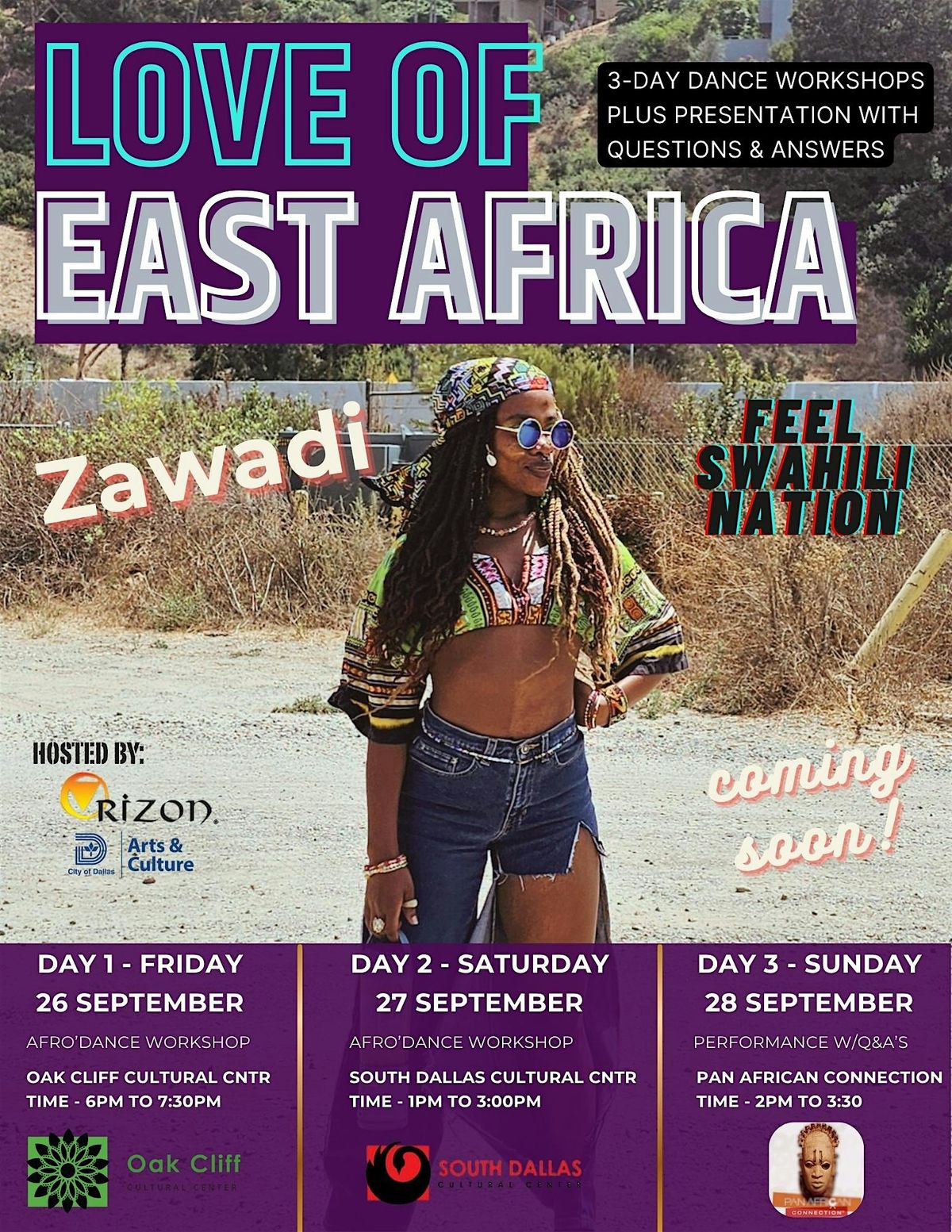Afro'Dance Workshops & Presentation by Zawadi