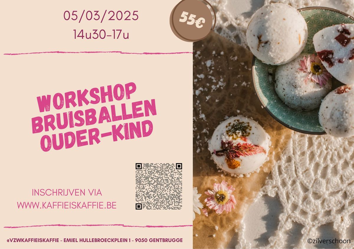 Bruisballen en een huidverzorgend plantenzalfje - ouder\/kind workshop