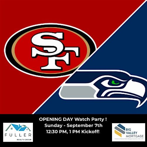 49er's Opening Day Watch Party!