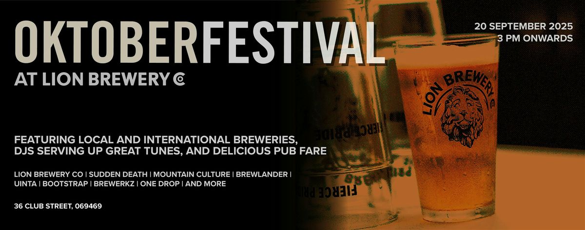 Oktoberfestival @ Lion Brewery Co Taproom
